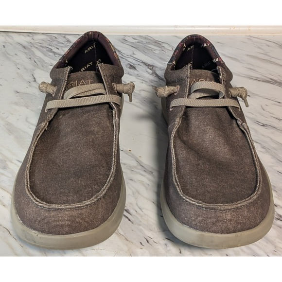 ARIAT MEN'S SOUTHWESTERN PRINT HILO STRETCH LACE CASUAL SHOE Size 11.5 - Picture 2 of 10